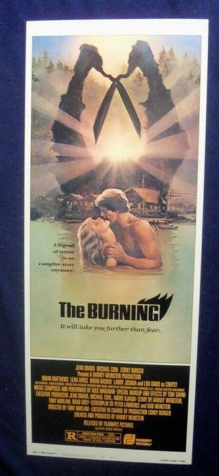 The Burning 14x36 Rolled Movie Poster Insert 1981 Tom Savini