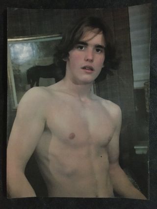 Matt Dillon Pinup Clipping Cutting From 80s Teen Mag Bare Chest Shirtless