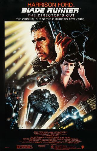 Blade Runner (1982) Movie Poster R - 1992 Director 