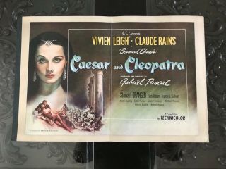 Caesar And Cleopatra - Pressbook Wow