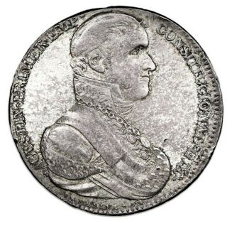 1822 Iturbide Proclamation Silver Medal Ngc Au50 Grove - 29a Fonrobert - 6911