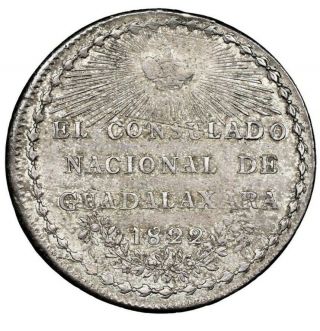 1822 Iturbide Proclamation Silver Medal NGC AU50 Grove - 29a Fonrobert - 6911 2