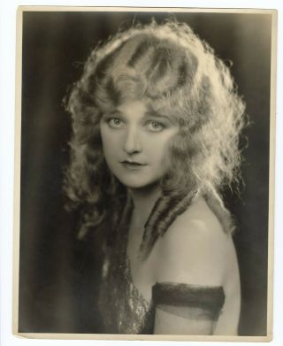 1910s Hollywood Eleanor Boardman 11x14 " Dbw Glamour Photo By Edwin Bower Hesser