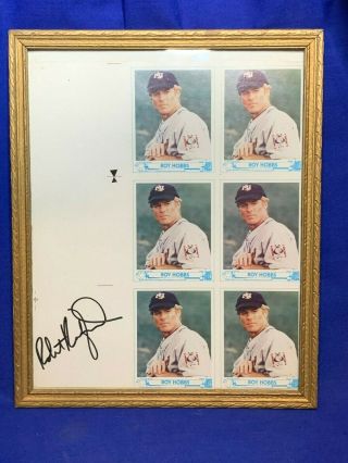 Robert Redford Autographed " The Natural " Movie Prop Roy Hobbs Baseball Cards