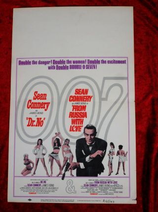 Dr.  No/from Russia With Love R - 1965 Sean Connery James Bond 007 L@@k