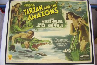 Tarzan And The Amazons Movie Poster 1945