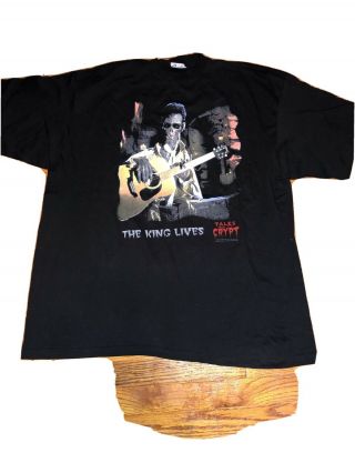 Tales From The Crypt Crypt Keeper Rare Shirt Hard To Find Oop Xl Elvis