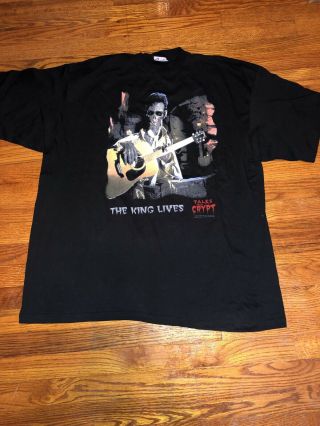 Tales From The Crypt Crypt Keeper Rare Shirt Hard To Find Oop XL Elvis 2