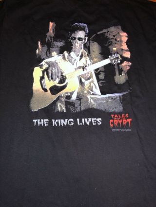 Tales From The Crypt Crypt Keeper Rare Shirt Hard To Find Oop XL Elvis 3