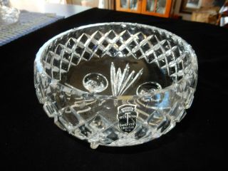 Lovely Vintage Westmore Hand Cut Crystal Bowl