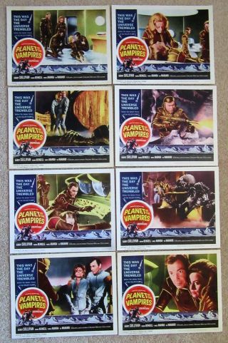 Planet Of The Vampires 1965 Set Of 8lc 