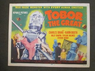 Tobor The Great - 1954 Title Card - Drake - Booth