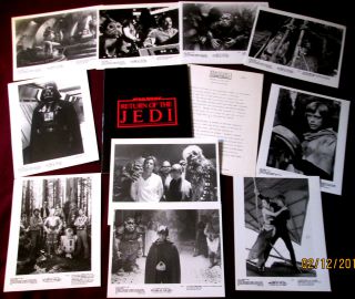 George Lucas,  Star Wars (return Of The Jedi) 1983 Film Studio Photo Set