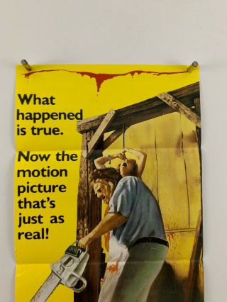 TEXAS CHAINSAW MASSACRE Movie Poster (Fine -) AUST Daybill 1984 13x28 HORROR 137 2