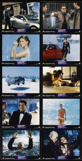 Die Another Day Pierce Brosnan James Bond Halle Berry 2002 Lobby Card Set Of 10