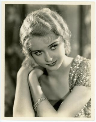 Art Deco Blonde Marian Marsh 1930s Hollywood Regency Glamour Photograph