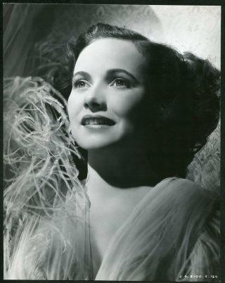 Teresa Wright In Portrait Vintage 1940s Photo By Hal Mcalpin