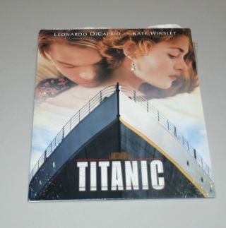 Rare " Titanic " Movie Press Kit With 9 Photos,  Press Book,  13 Slides - 1997