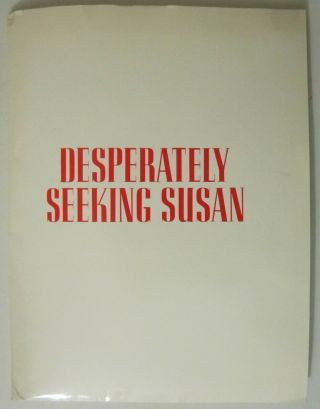 " Desperately Seeking Susan " Press Kit - Madonna - Photos,  Slides
