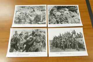 Platoon Movie Press Kit Tom Berenger Willem Dafoe Charlie Sheen Folder 12 Photos 3