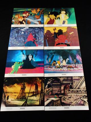 Wizards 1977 Ralph Bakshi Animation Complete Lobby Card Set