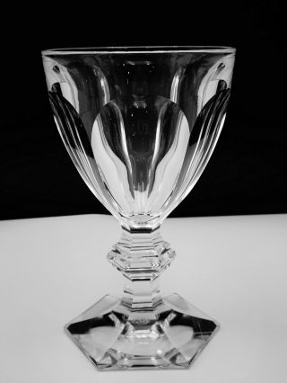Baccarat Crystal " Harcourt 1841 " 2 Water Goblet Hand - Crafted In France