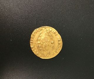 Italy 1789 - 1797 Venice Venezia Zecchino Ludovico Manin Gold Coin 2