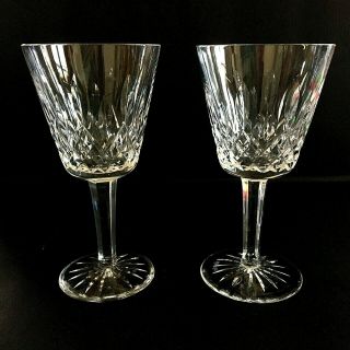 Waterford Lismore 5 3/4 " Wine Glass Set Of 2