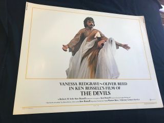 The Devils 22x28 U.  S Half Sheet - Ken Russell Classic - Oliver Reed
