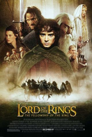 Lord Of The Rings: Fellowship Of The Ring 27x40 D/s Reg Movie Poster