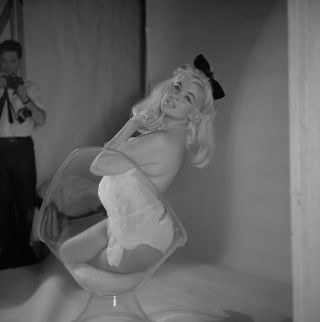 Blonde Pin - Up Bombshell Jayne Mansfield Peter Basch 120 Film Negative