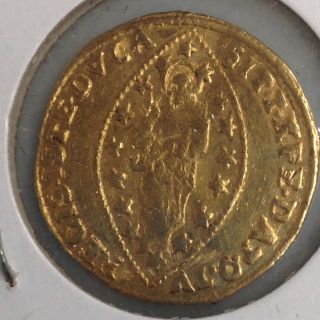 Very Fine 1789 - 1797 Venice Zecchino Ludovico Manin Gold Coin 2