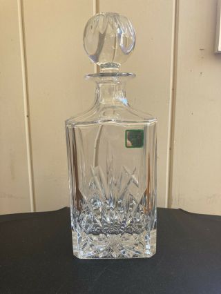 Marquis Waterford Crystal Square Liquor Decanter With Stopper