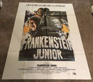 1974 Young Frankenstein French Grand Movie Poster,  47x63,  Huge
