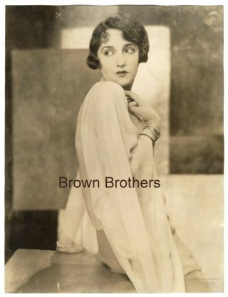 1920s Hollywood Bebe Daniels Dbw Oversized Photo By Nickolas Muray - Blind Stamp