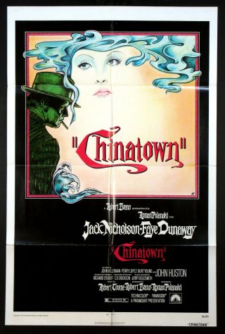 Chinatown Jack Nicholson Faye Dunaway Polanski 1 - Sheet 1974