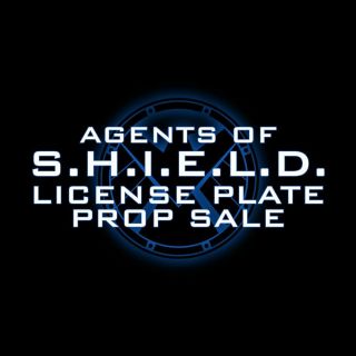 • Agents Of Shield • Production Made License Plates • Actual Marvel Props •