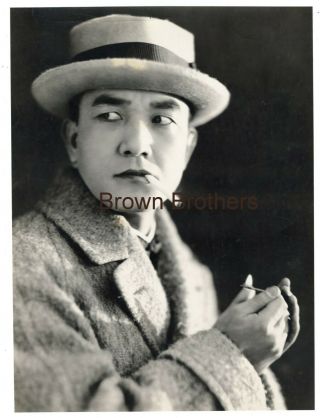 1920s First Japanese Actor Sessue Hayakawa Oversized Photo 2 By Paul Greenbeaux
