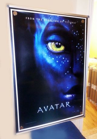 Avatar James Cameron Sam Worthington Rolled 27x40 Movie Poster 2009 - A
