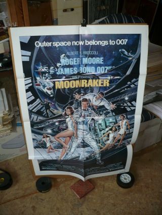 Moonraker,  Orig Regular 1 - Sht / Movie Poster [roger Moore As James Bond] - 1979