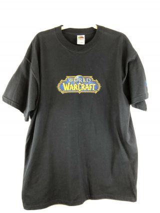 World Of Warcraft Prelaunch Employee Promo T Shirt 2002 Blizzard Mens XL NWOT 2