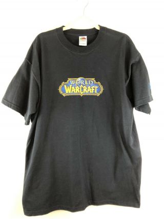 World Of Warcraft Prelaunch Employee Promo T Shirt 2002 Blizzard Mens XL NWOT 3