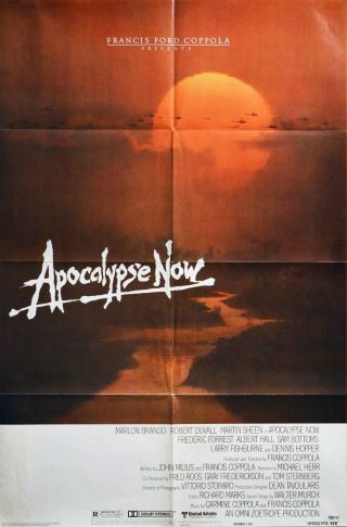 Apocalypse Now Advance 1979 1 - Sheet Movie Poster