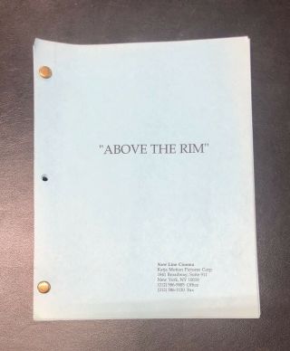 Above The Rim - Movie Shooting Script - Tupac Shakur