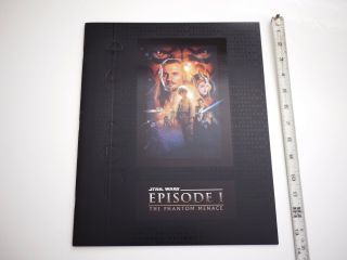 1999 Star Wars Episode 1 Phantom Menace Press Book Pressbook Jedi Sith