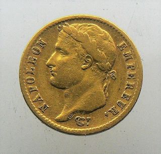 1811 A France Napoleon I Gold Coin 20 Francs