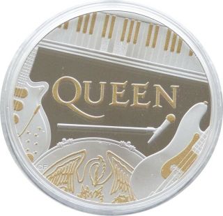 2020 Great Britain Music Legends Queen £2 Silver Proof 1oz Coin Box