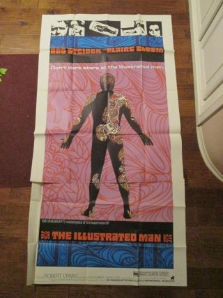 Illustrated Man - 3 Sheet Movie Poster - Steiger - Ray Bradbury