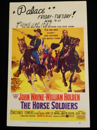 The Horse Soldiers 1959 John Ford John Wayne William Holden Classic Western