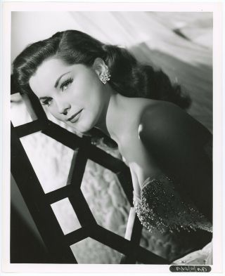 Debra Paget 1950s Sultry Sensual Hollywood Regency Glamour Photograph